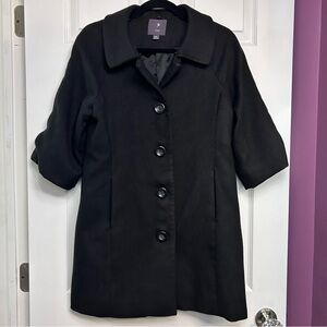 Forever 21 Black Pea Coat